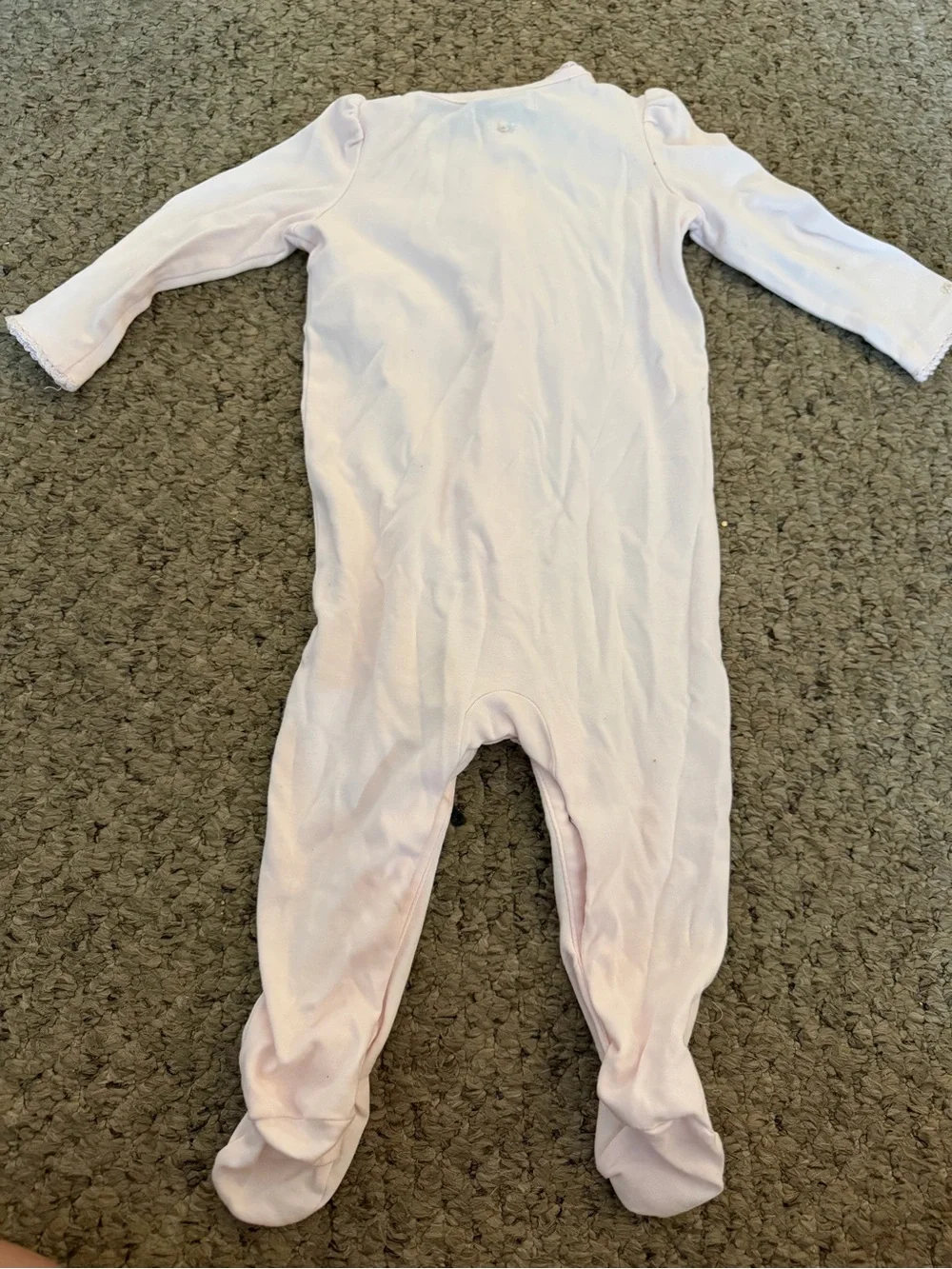 Ralph Lauren Light Pink Footed One-Piece